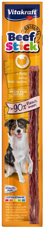 Vitakraft 25 x 12 g Bâtonnets à mâcher Beef-Stick®, dinde Vitakraft -...