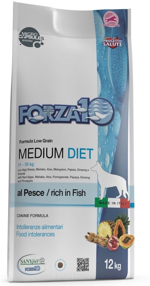 Forza10 Diet Dog Forza10 Medium Diet, poisson pour chien - 12 kg