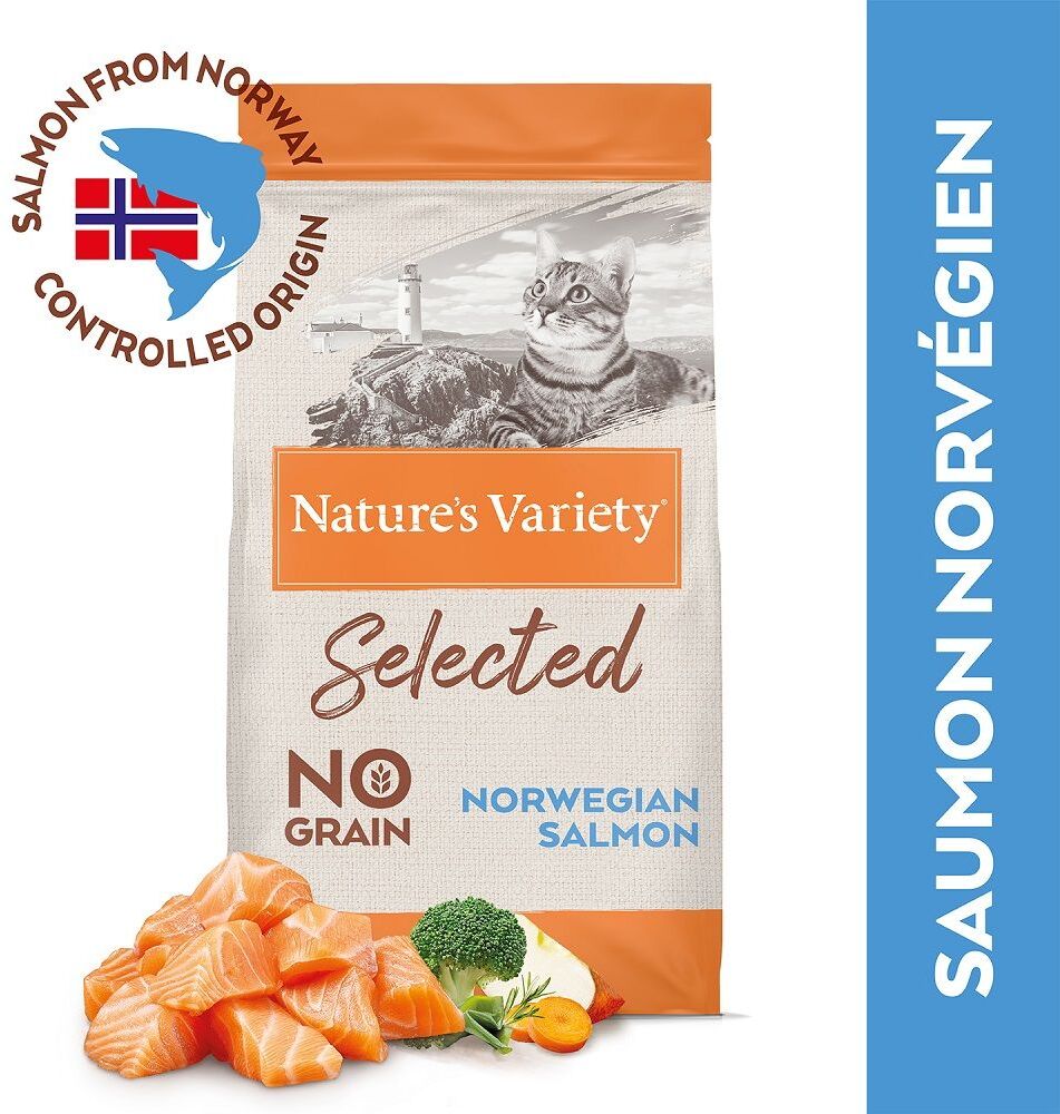 Nature’s Variety Nature's Variety Selected Sterilised saumon de Norvège pour chat - 7 kg