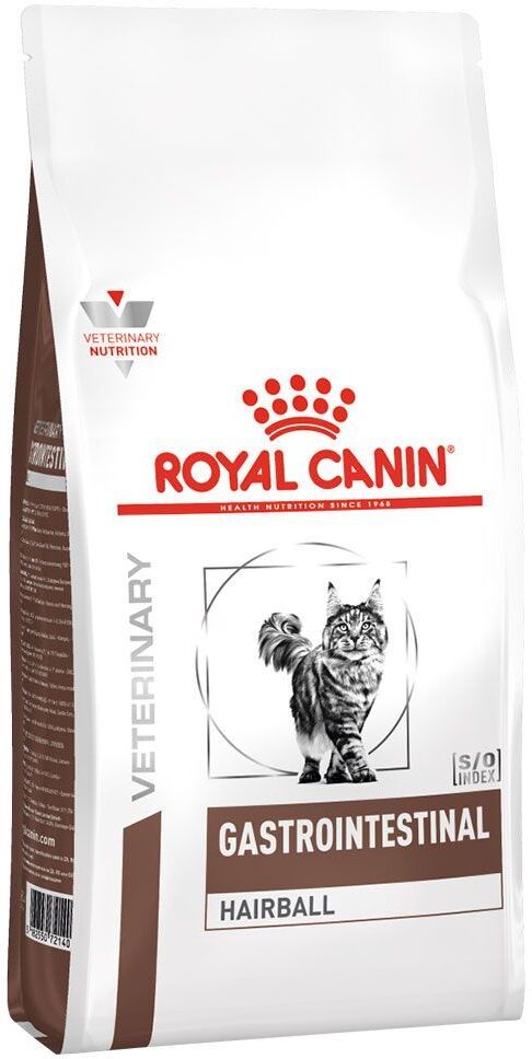 Royal Canin Veterinary Diet Royal Canin Veterinary Gastro Intestinal Hairball pour chat - 2 x 4 kg