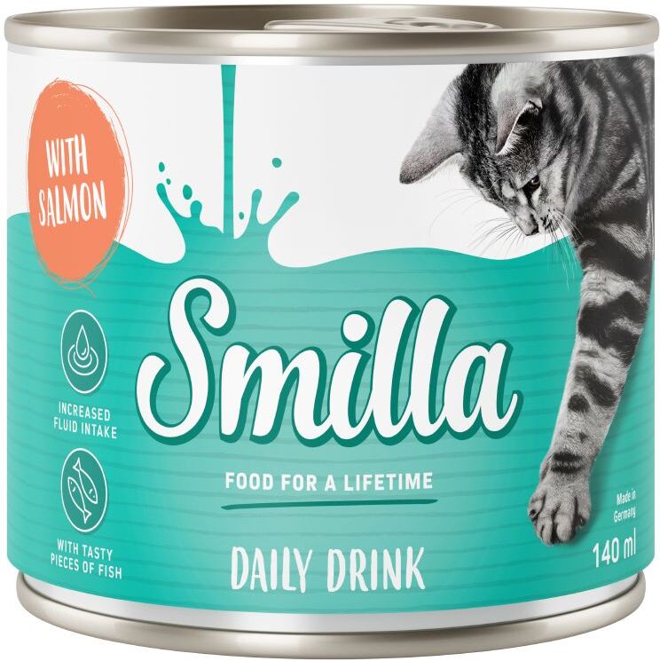 Smilla Boisson Smilla au saumon pour chat - 24 x 140 ml