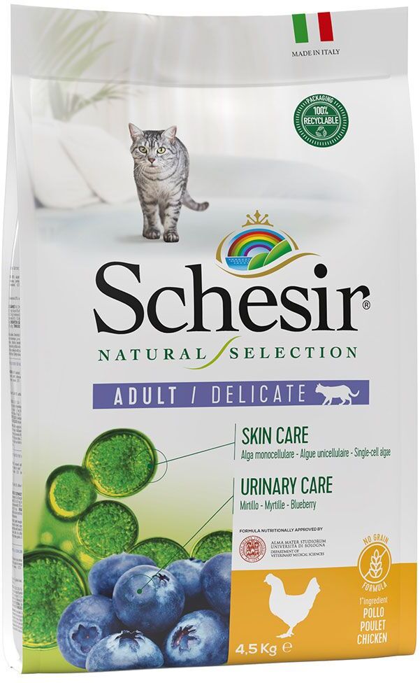 Schesir Natural Selection Adult poulet pour chat - 2 x 4,5 kg