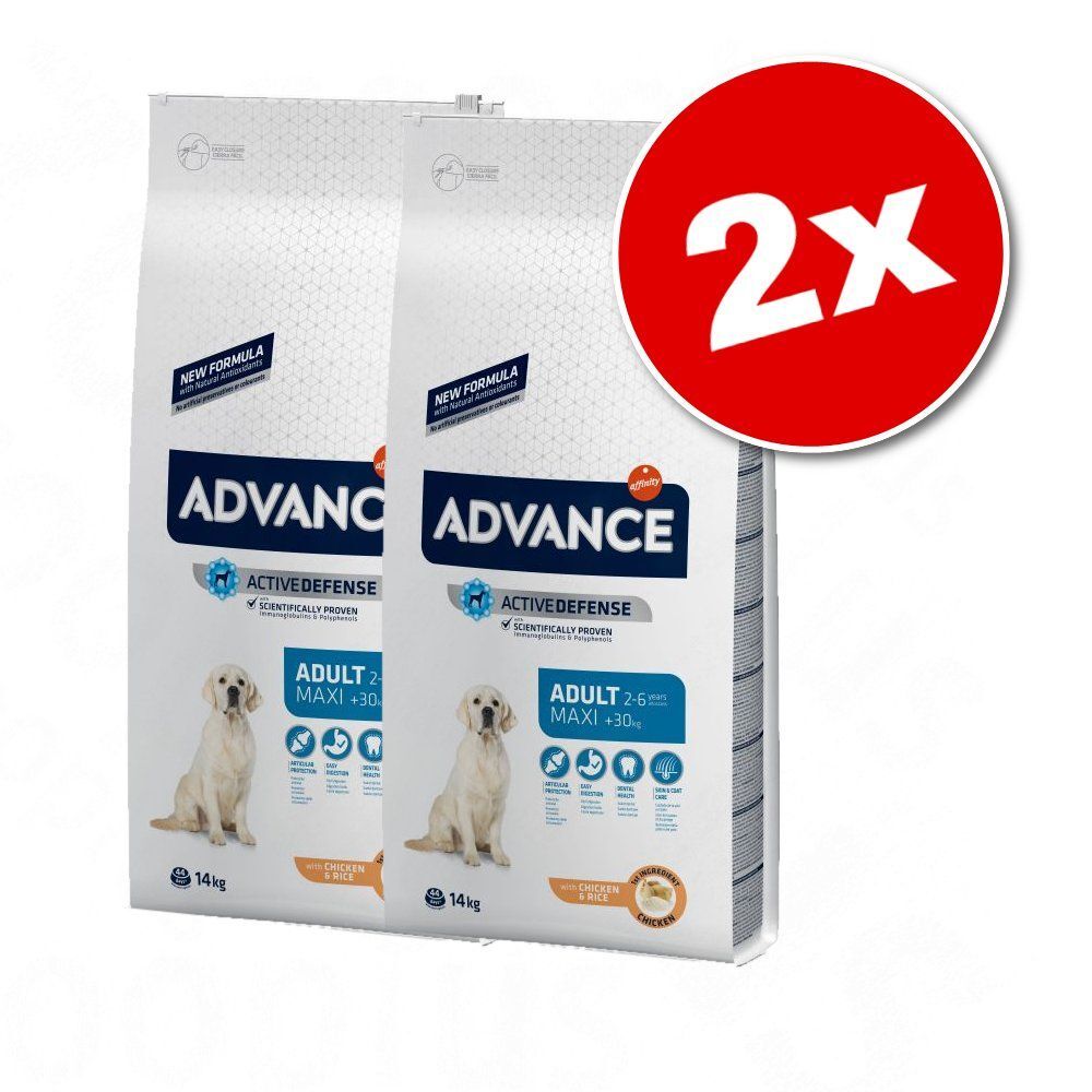 Affinity Advance Lot Affinity Advance Maxi pour chien - Maxi Adult (2 x 14 kg)