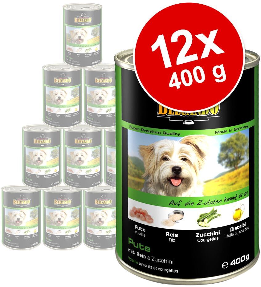 Belcando Super Premium 12 x 400 g pour chien - bœuf, pommes de terre,...