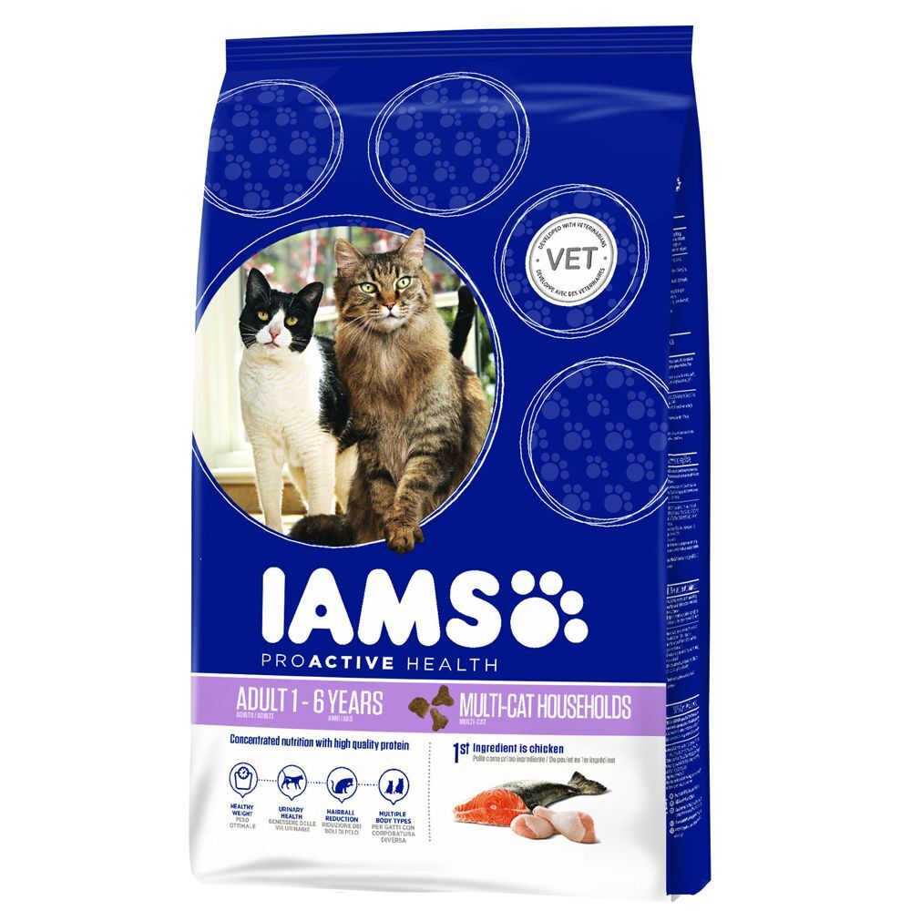 IAMS 2x15kg Adult Multi-Cat Iams - Croquettes pour chat
