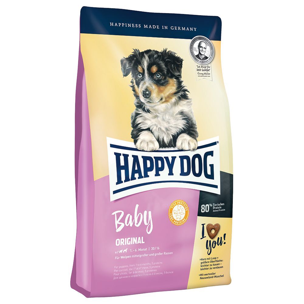 Happy Dog Supreme Young 10kg Baby Original Happy Dog Supreme Young - Croquettes pour chien