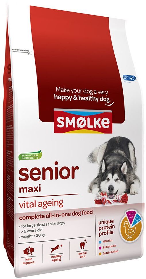 Smolke Smølke Senior Maxi pour chien - 12 kg