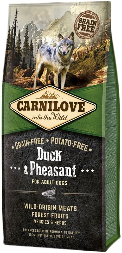 Carnilove Adult canard, faisan pour chien - 12 kg