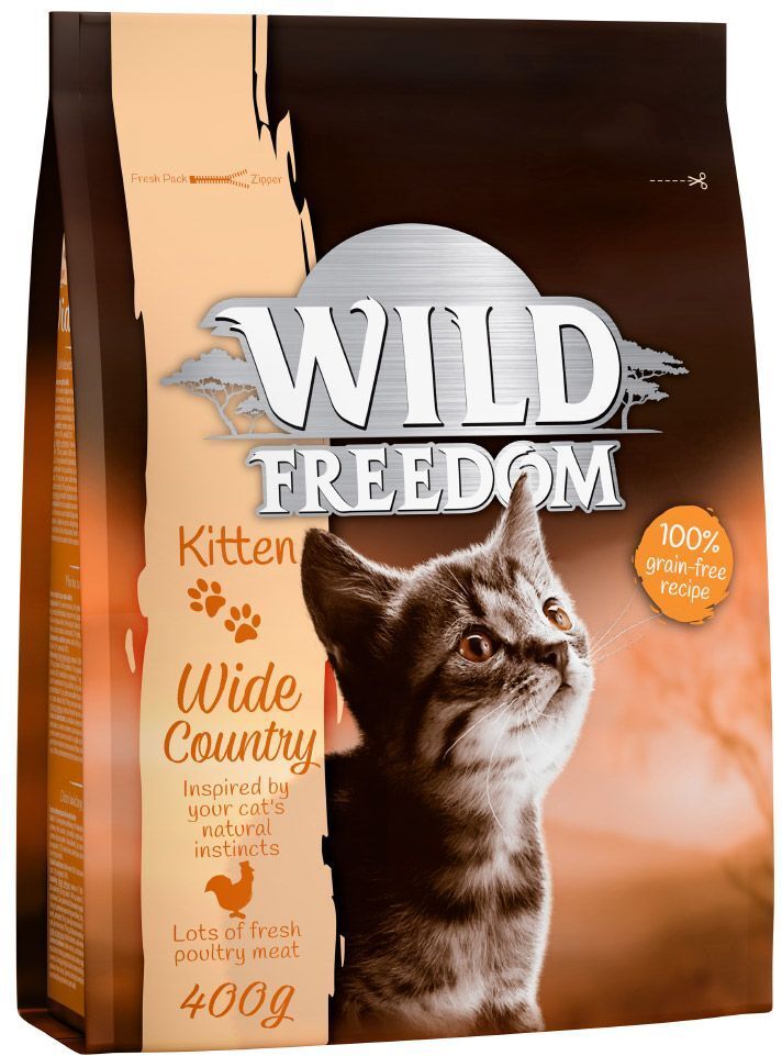 Wild Freedom Kitten Wide Country, volaille pour chaton - 3 x 2 kg