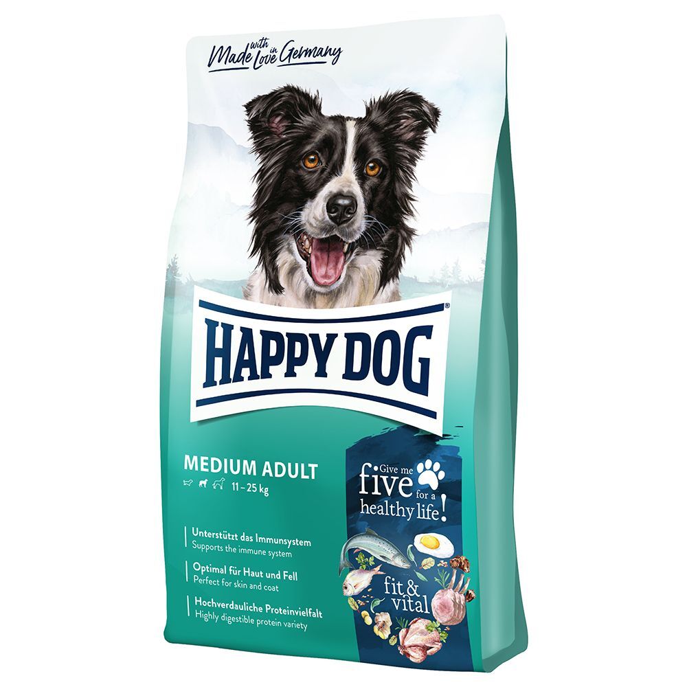 Happy Dog Supreme fit & vital Medium Adult pour chien - 2 x 12 kg