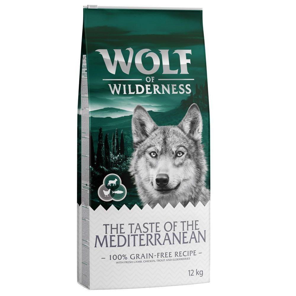 Wolf of Wilderness 12kg Adulte "The Taste Of The Mediterranean" Wolf of Wilderness -...