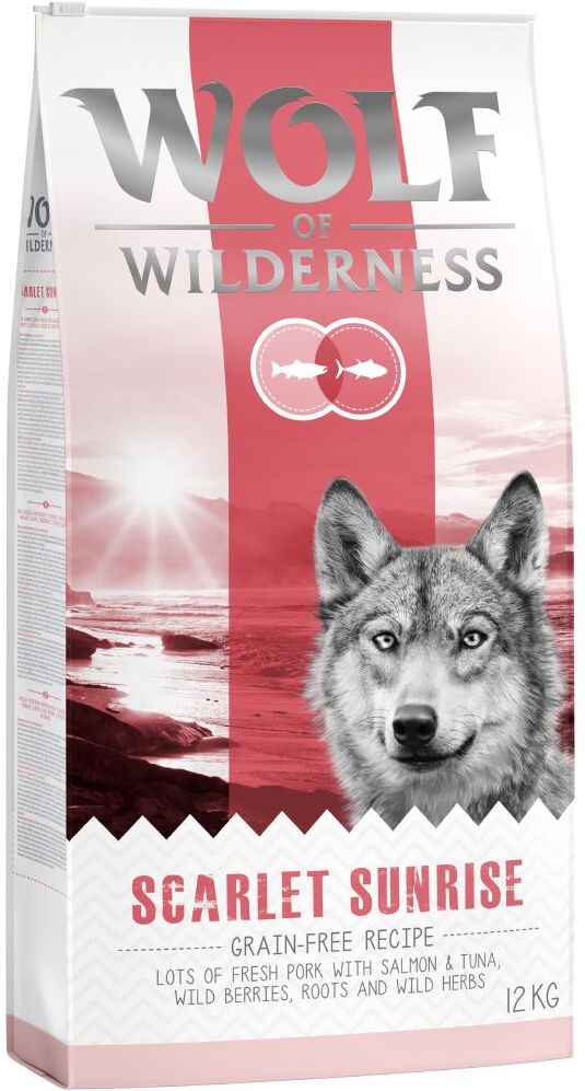 Wolf of Wilderness Scarlet Sunrise saumon, thon pour chien - 5 kg