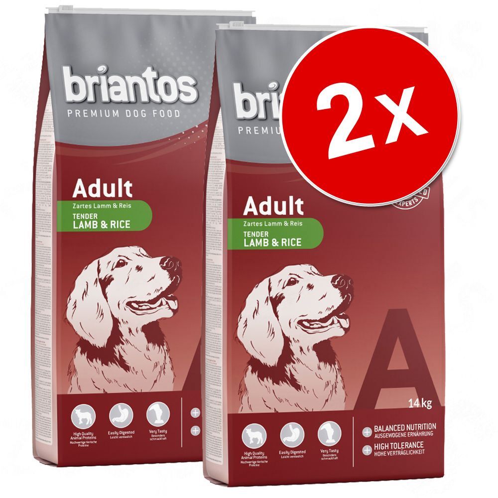 briantos Lot Briantos 2 x 14 kg pour chien - Adult Active (2 x 14 kg)