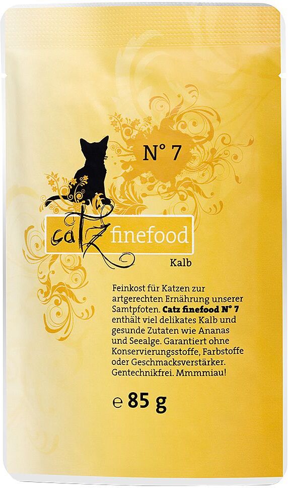 catz finefood 8x85g Catz Finefood poulet, faisan - Pâtée pour chat