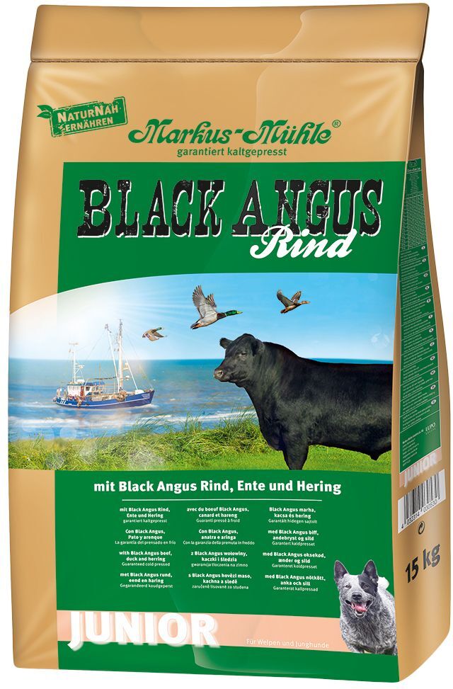 Markus Mühle 2x15kg Black Angus Junior Markus Mühle - Croquettes pour Chien