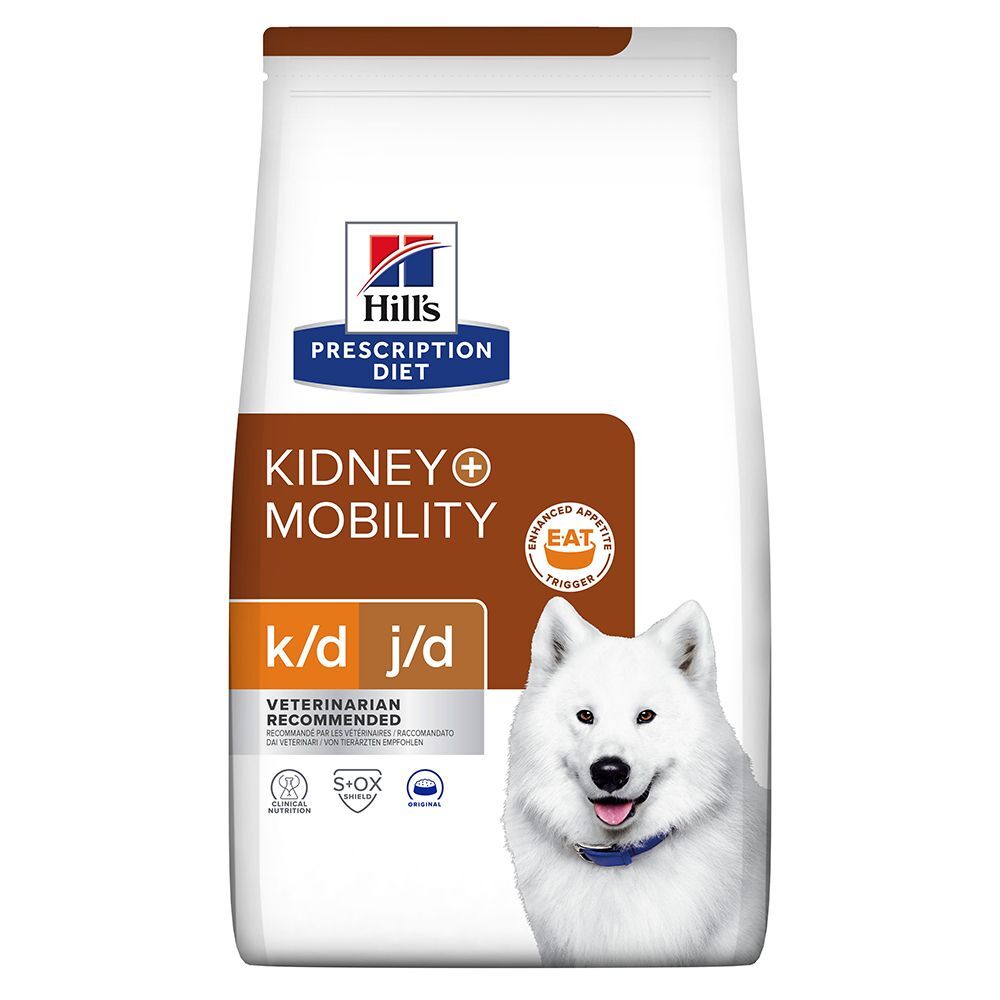 Hill's Prescription Diet 2x12kg k/d + Mobility Hill's Prescription Diet - Croquettes pour Chien