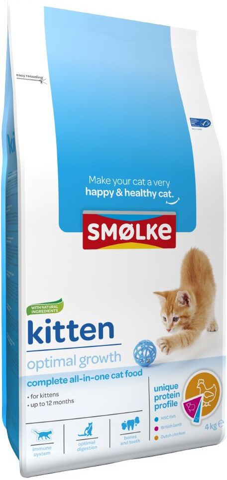 Smolke Smølke Kitten pour chaton - 2 x 4 kg