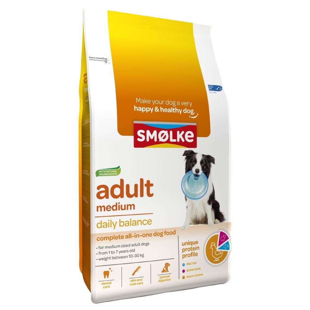 Smolke Smølke Adult Medium pour chien - 2 x 12 kg