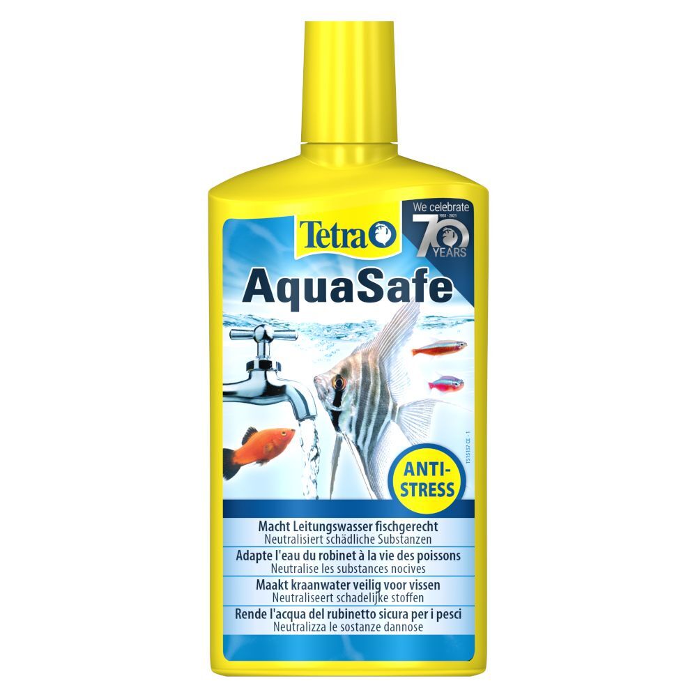 Tetra Conditionneur d'eau pour aquarium Tetra Aqua Safe 3 x 500 mL - 3 x...