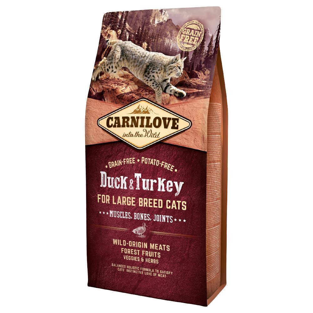 Carnilove 6kg Carnilove Large Breed Cats Muscles, Bones, Joints, canard & dinde