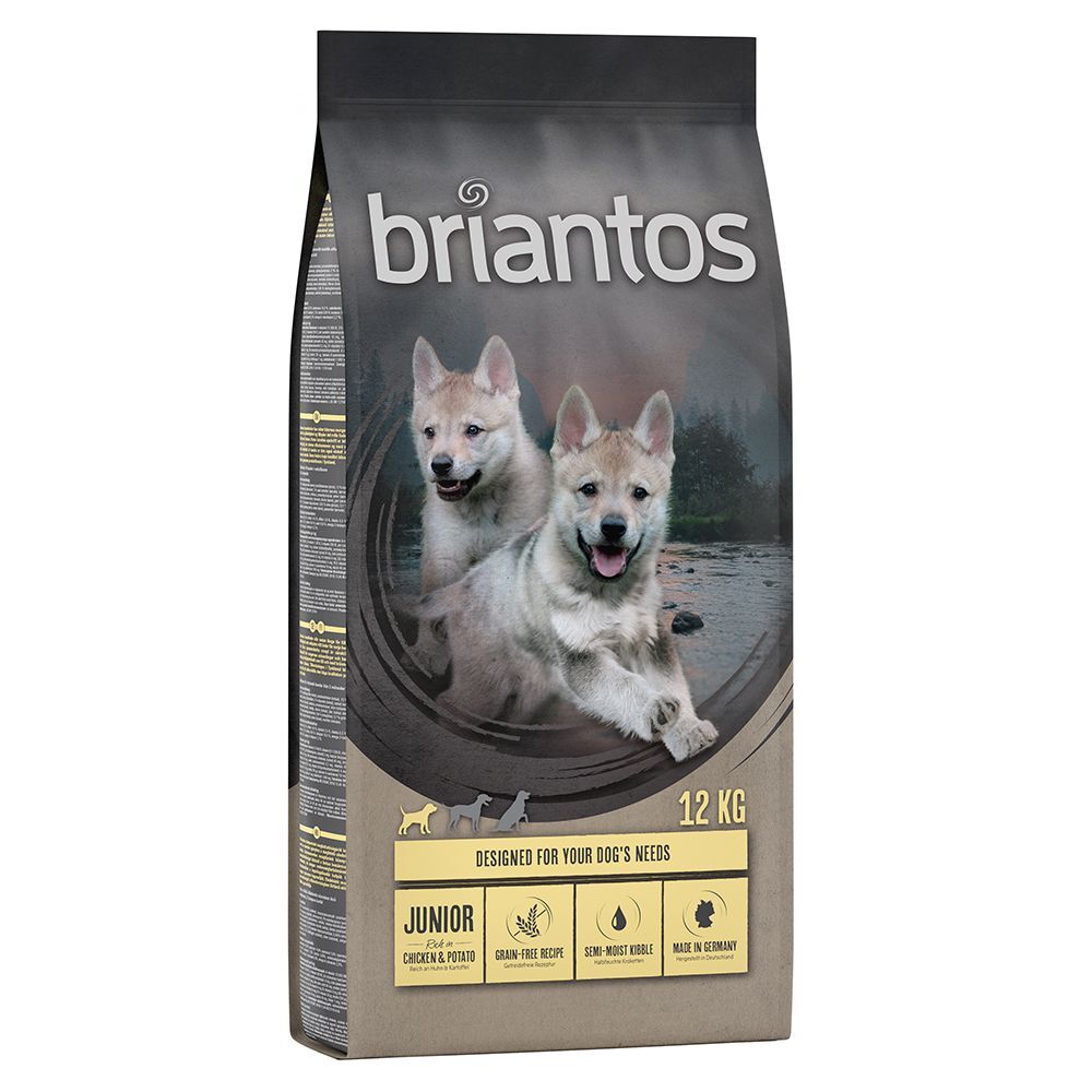 Briantos Junior poulet, pommes de terre - SANS CÉRÉALES pour chien -...