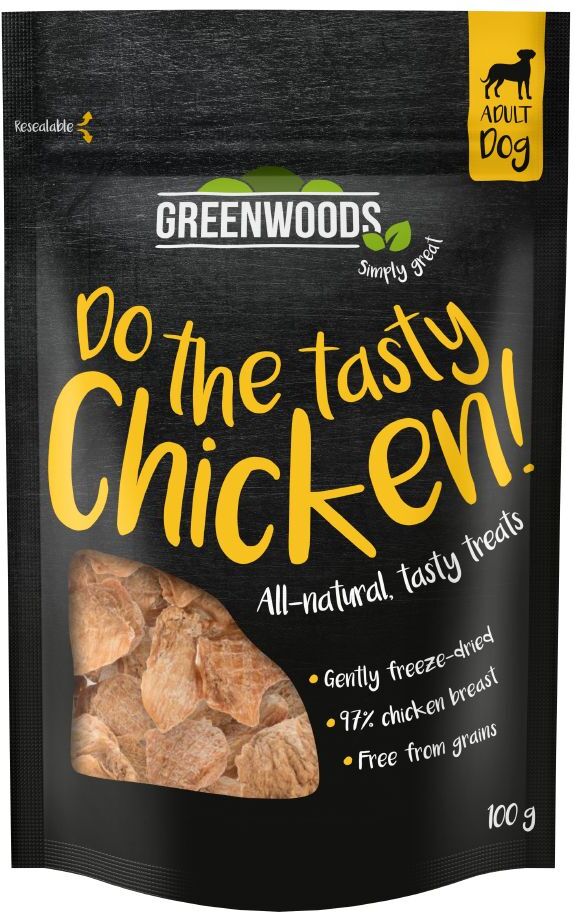 Greenwoods 2x100g Nuggets, poulet Greenwoods - Friandises pour Chien