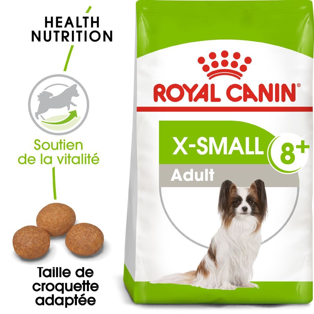 Royal Canin Size Royal Canin X-Small Adult 8+ pour chien - 3 x 3 kg