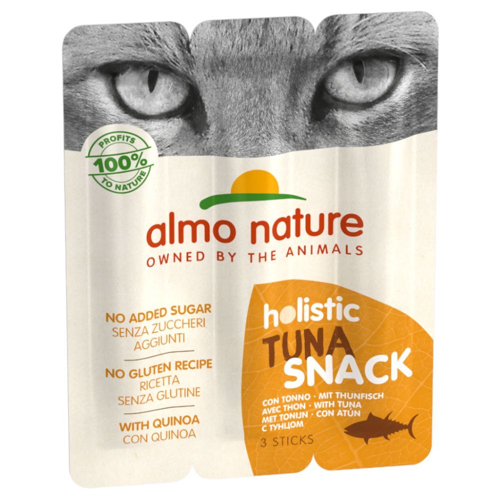 Almo Nature Holistic 15g Bâtonnets à mâcher Snack, thon Almo Nature Holistic - Friandises...