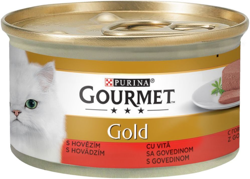 Gourmet 96x85g Gourmet Gold Les Mousselines Agneau haricots verts - Pâtée Chat