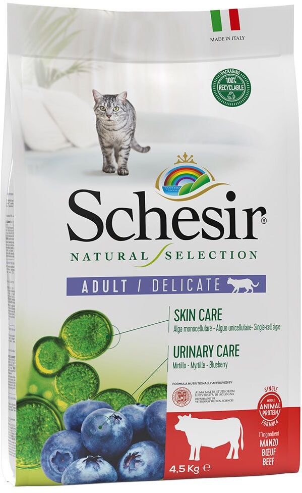 Schesir Natural Selection Adult bœuf pour chat - 4,5 kg