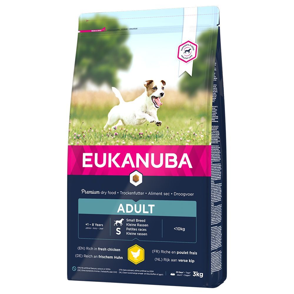 Eukanuba Adult Small Breed poulet pour chien - 2 x 3 kg