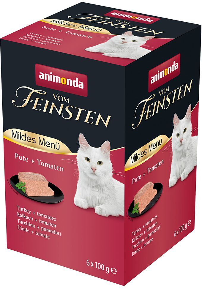 Animonda vom Feinsten Menus légers Adult 6 x 100 g - dinde, saumon