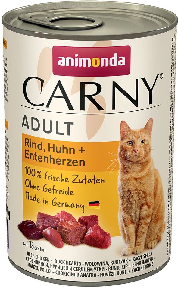 Animonda Carny 12x400g 4 saveurs Adult - lot 4 saveurs au bœuf Animonda Carny -...