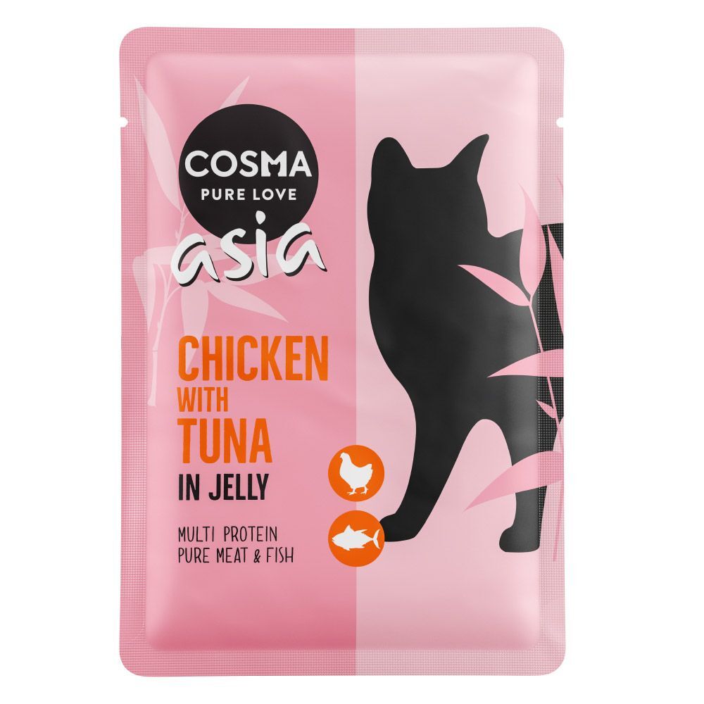 Cosma 24x100g Thai/Asia poulet, thon Cosma - Pâtée pour chat