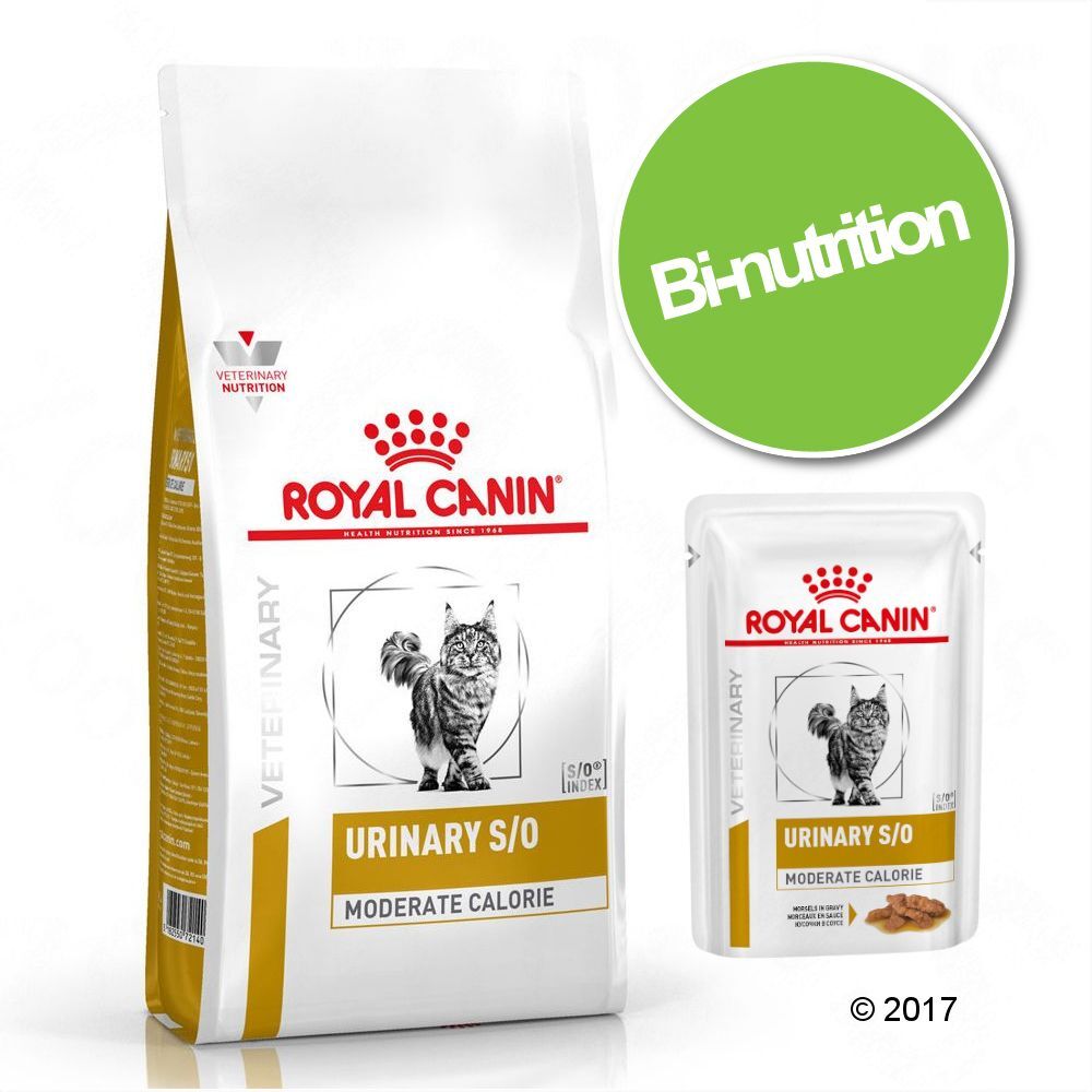 Royal Canin Veterinary Diet Pack bi-nutrition : croquettes + sachets Royal Canin Veterinary pour...