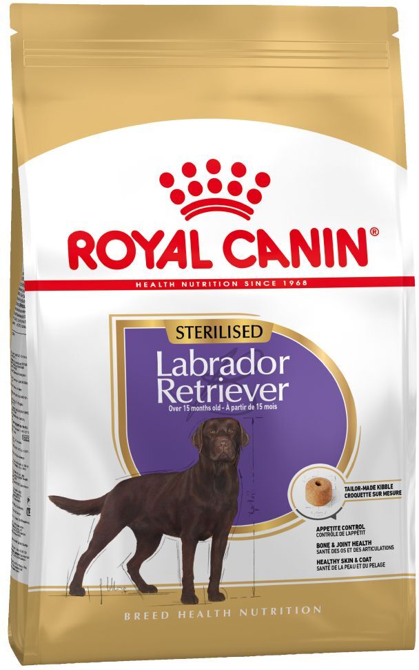 Royal Canin Breed 2x12kg Labrador Retriever Stérilisé Adult Royal Canin - Croquettes...