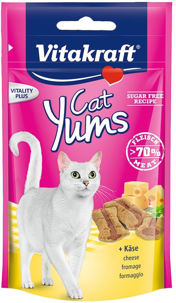 Vitakraft 40g Friandises Vitakraft Cat Yums, fromage - Friandises pour chat