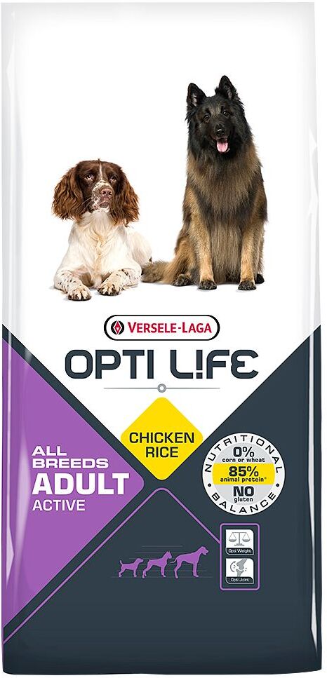 Opti Life 2x12,5kg Adult Active Opti Life - Croquettes pour Chien