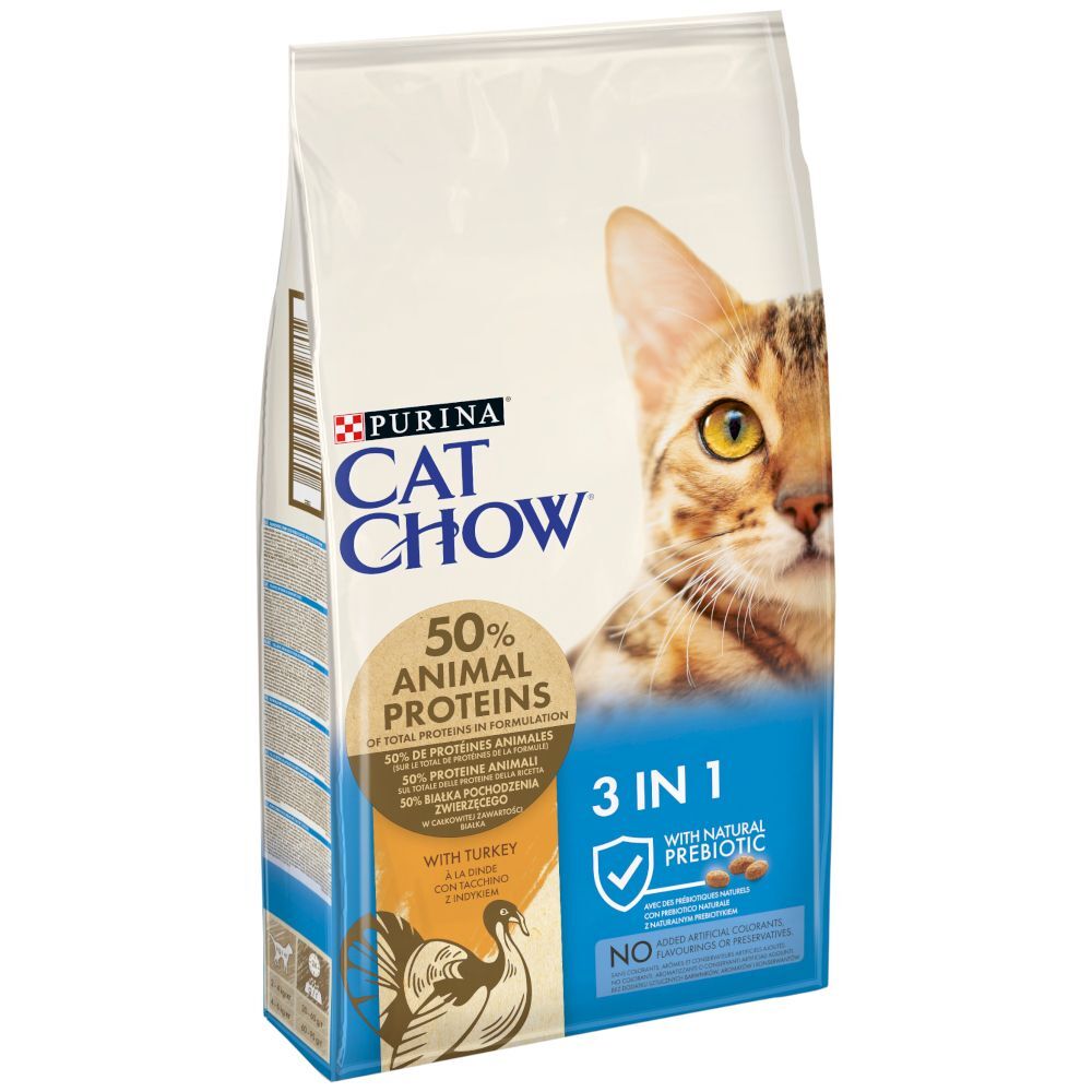 Cat Chow PURINA Cat Chow Special Care 3 en 1, dinde pour chat - 2 x 15 kg