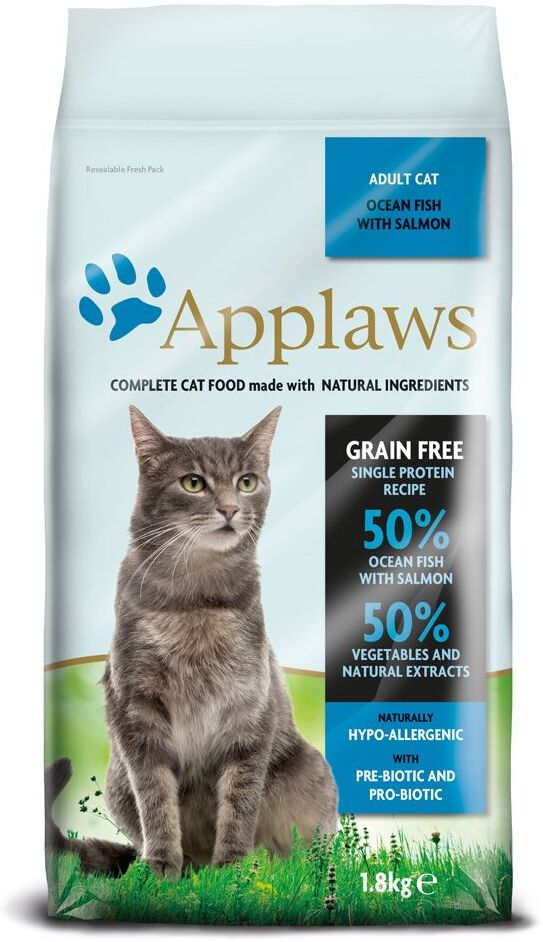 Applaws Adult, poisson de mer, saumon pour chat - 6 kg