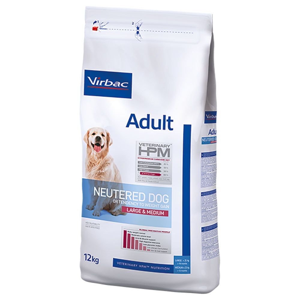 Virbac Veterinary HPM Dog Adult Neutered Large & Medium pour chien -...