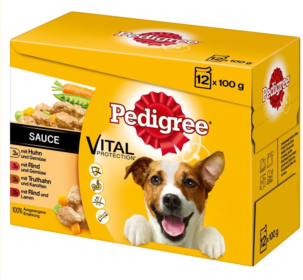 Pedigree Multipack Pedigree "Les classiques" en sauce ou gelée - lot % : 24 x...