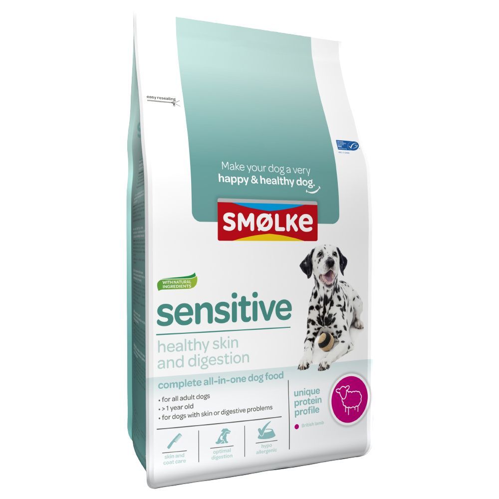 Smolke Smølke Sensitive pour chien - 2 x 12 kg