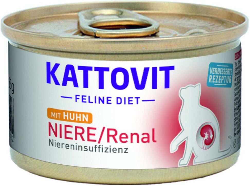 Kattovit 12x85g Kattovit Renal spécial reins agneau - Pâtée pour chat