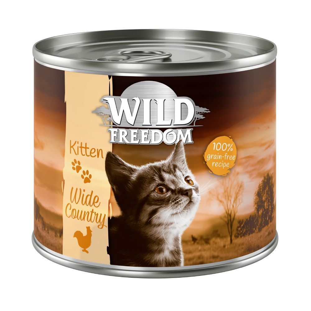 Wild Freedom 6x200g Kitten lot mixte Wild Freedom - Pâtée pour chaton