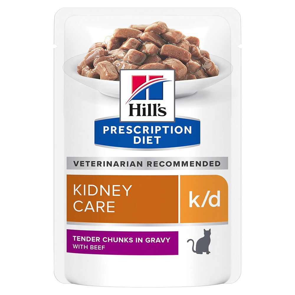 Hill's Prescription Diet 12x85g k/d, Kidney Care Hill's Prescription Diet - Pâtées pour Chat