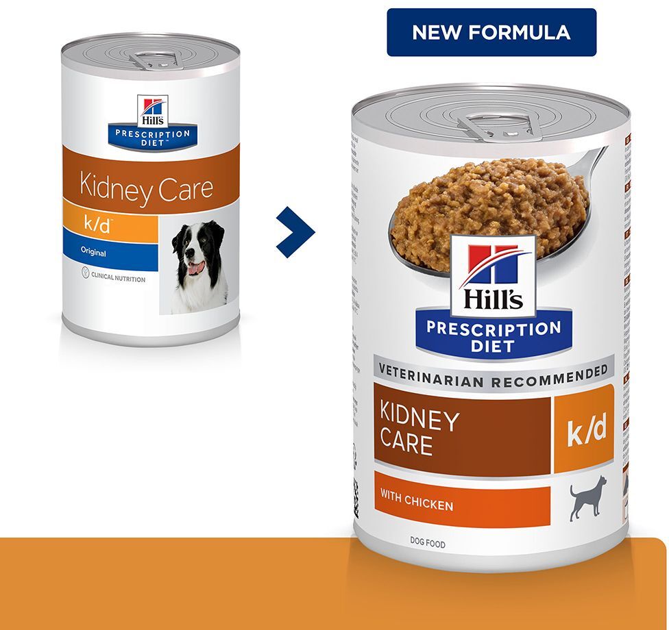 Hill's Prescription Diet k/d Kidney Care poulet pour chien - 24 x 370 g