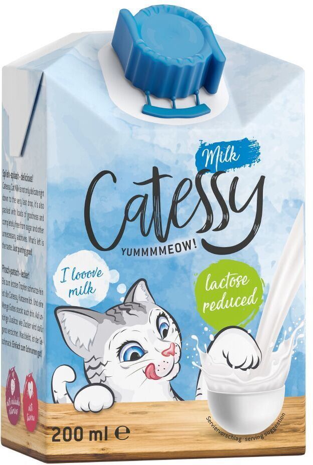 Catessy 6x200mL Lait pack de Catessy - Friandises pour chat