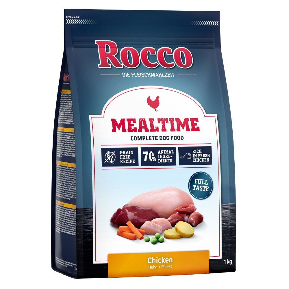 Rocco 1kg Rocco Mealtime poulet - Croquettes pour chien