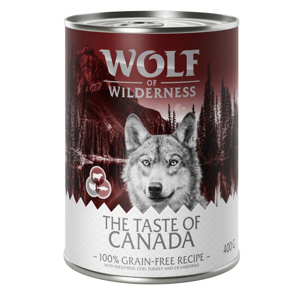 Wolf of Wilderness The Taste Of 6 x 400 g pour chien - The Taste Of...